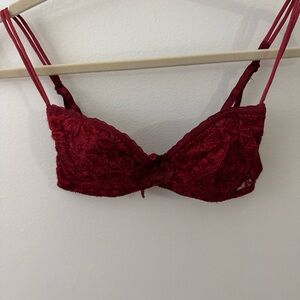 Victoria’s Secret gold label vintage- Elegant Red Lace Bra